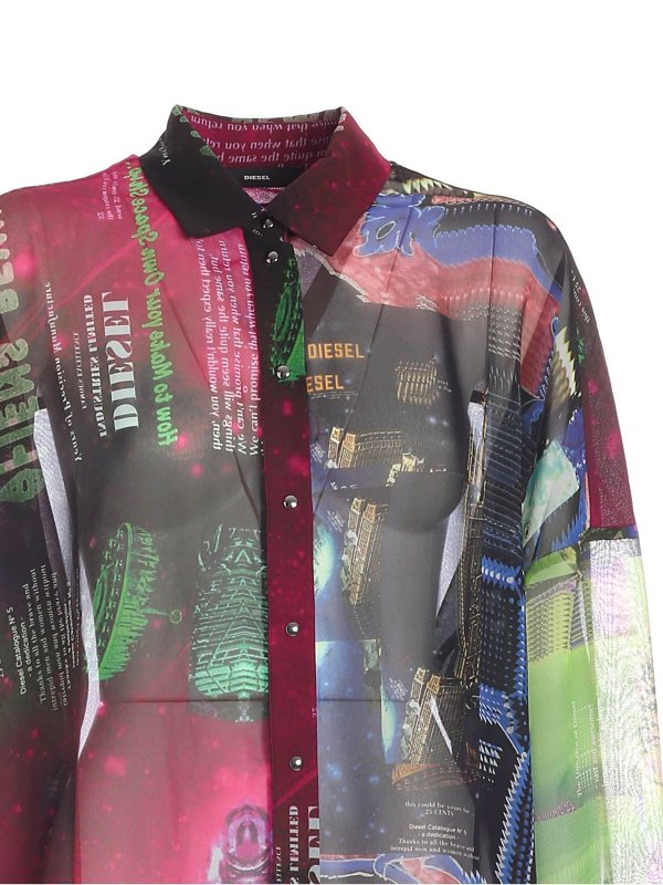 iKRIX DIESEL: camicie - Camicia lunga C-Caseyl multicolor