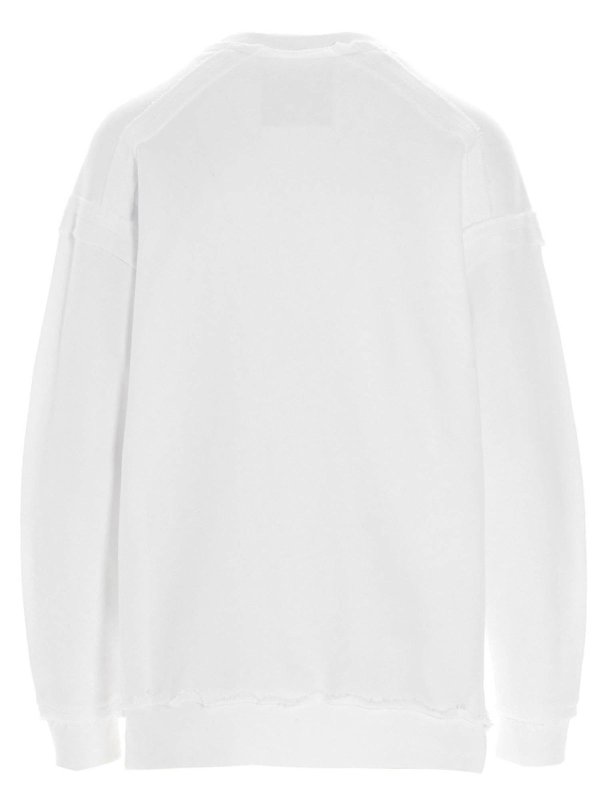 MOSCHINO: Sweatshirts & Pulls online - Sweat-Shirts - Blanc