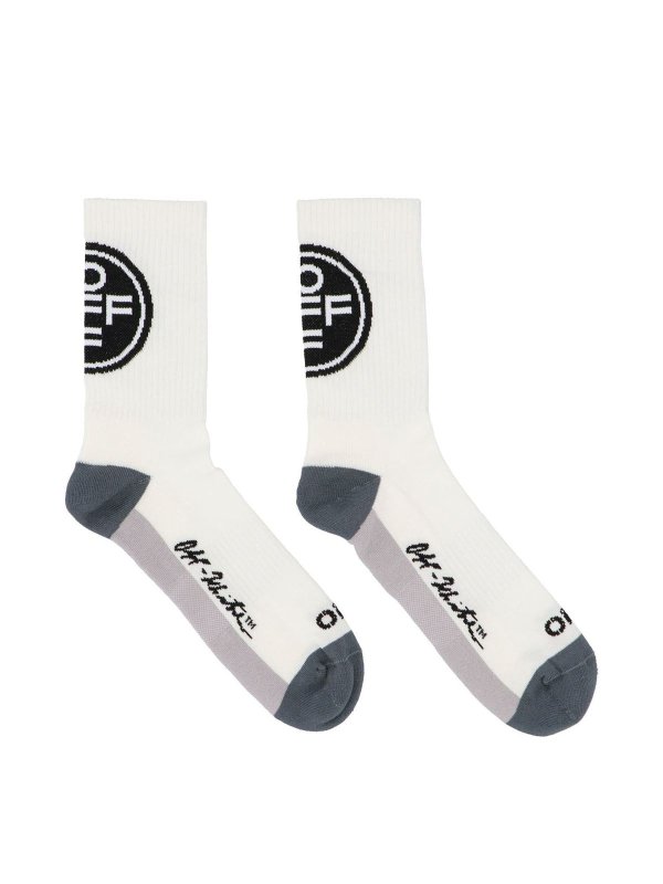 OFF-WHITE: Socken - Socken - Weiß