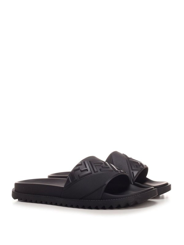 FENDI: flip flops online - Fussbett slide sandals