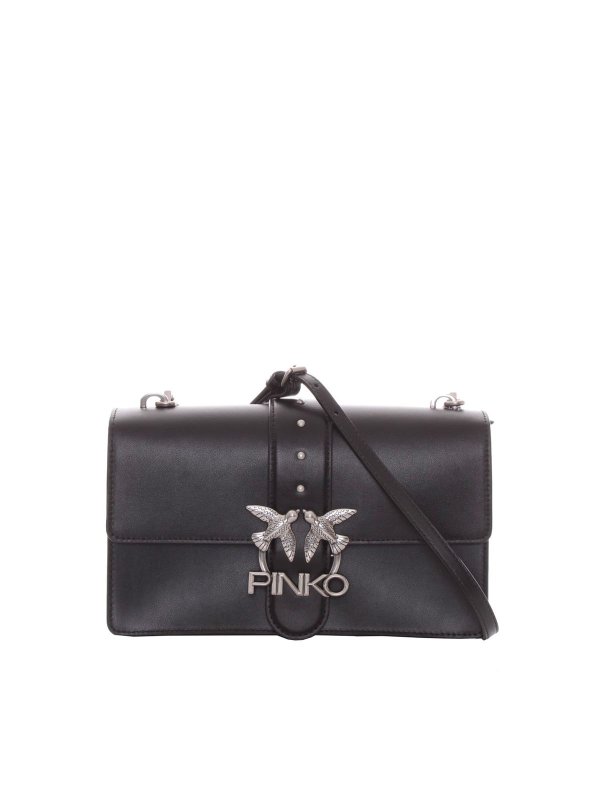 Pinko Love shoulder bag in black - Black - Women | 1P221HY6XUZ99