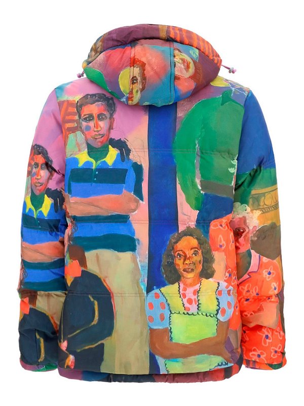 PUMA: padded jackets online - Artwork printed puffer jacket