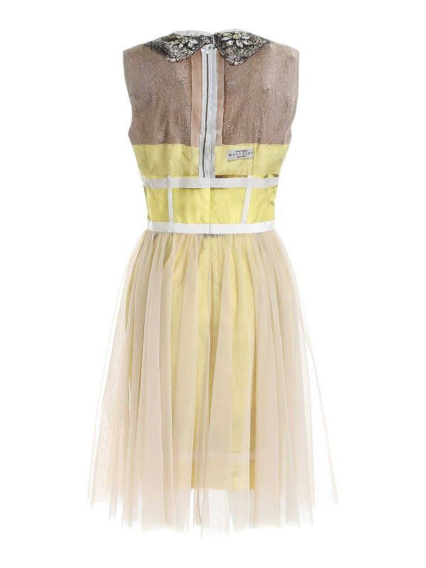 MOSCHINO: ニーレングスドレス online - 膝丈ドレス - イエロー