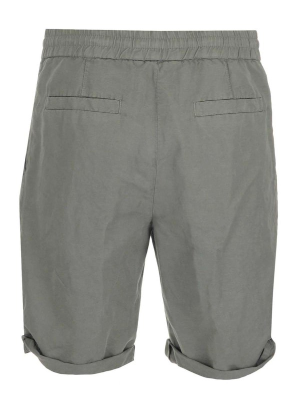 BRUNELLO CUCINELLI: shorts online - Drawstring Bermuda shorts in grey