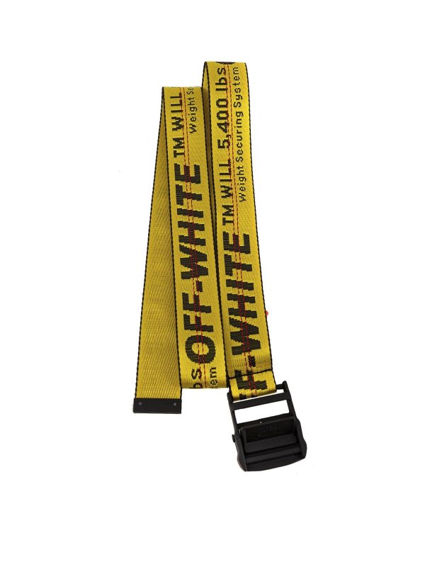 OFF-WHITE: Gürtel - Gürtel - Gelb