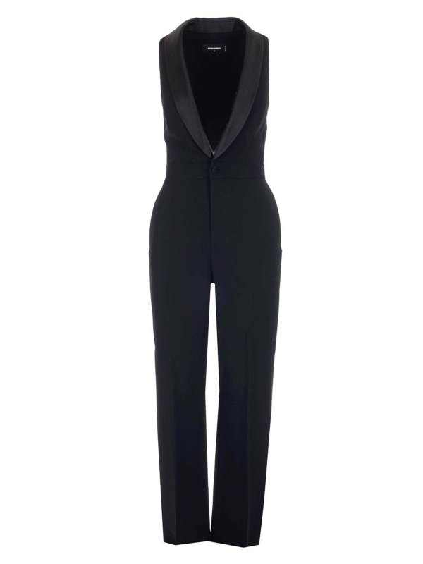 DSQUARED2: Jumpsuits - Jumpsuit - Schwarz