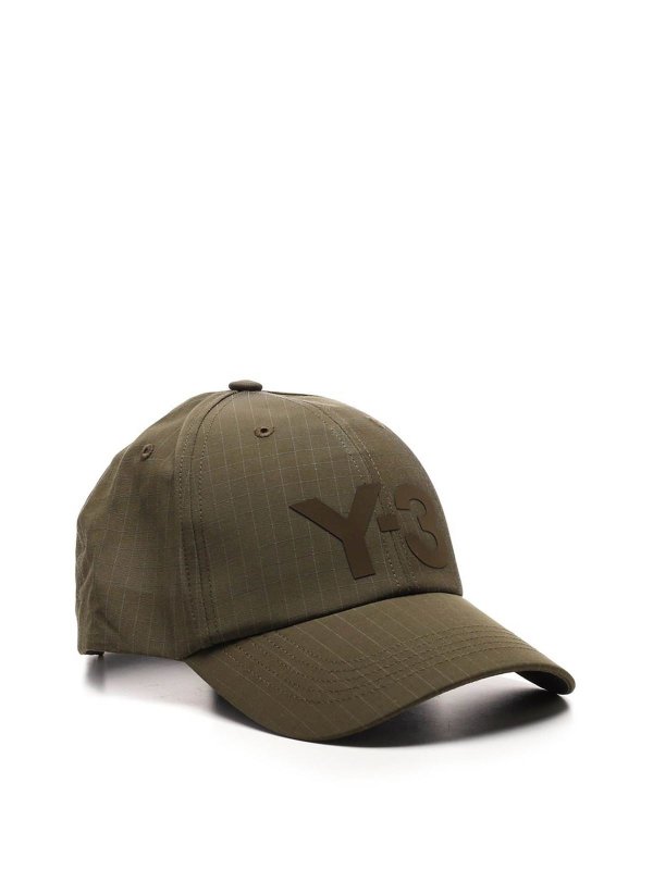 Y-3: hats & caps online - Y3 baseball cap in green