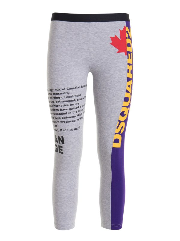 DSQUARED2: Leggings - Leggings - Gris