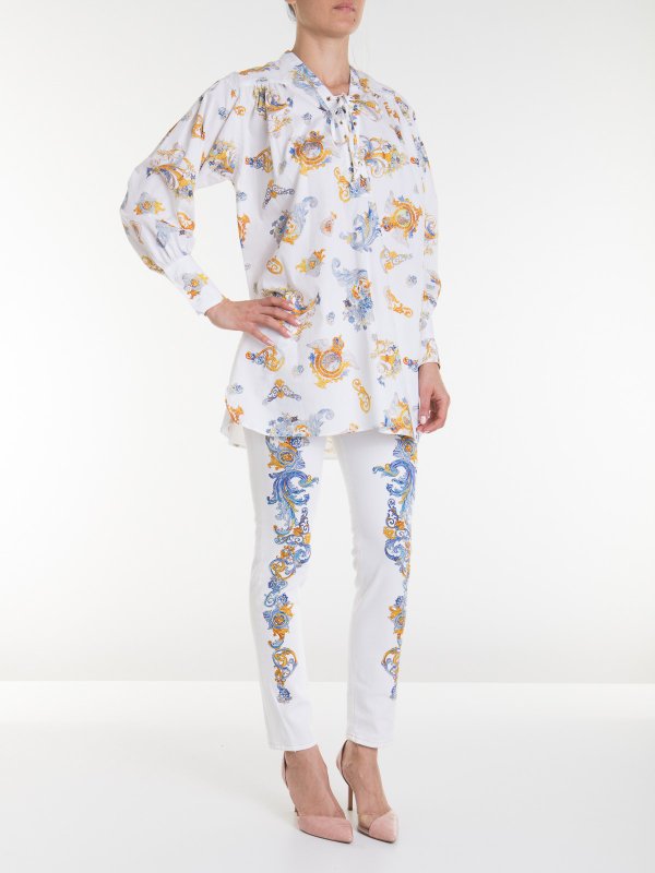Versace Jeans Couture Blusa Estampado Mujer B0HWA609SR500003
