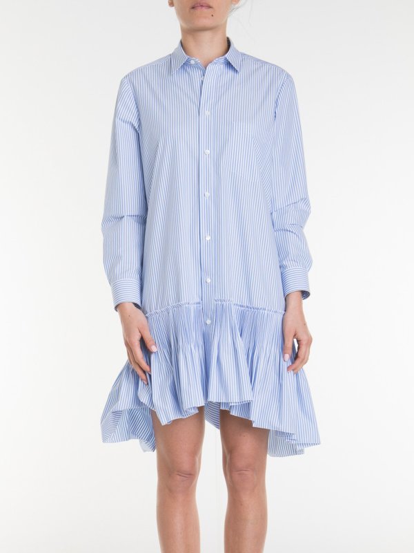 iKRIX VALENTINO RED: short dresses - Striped chemisier