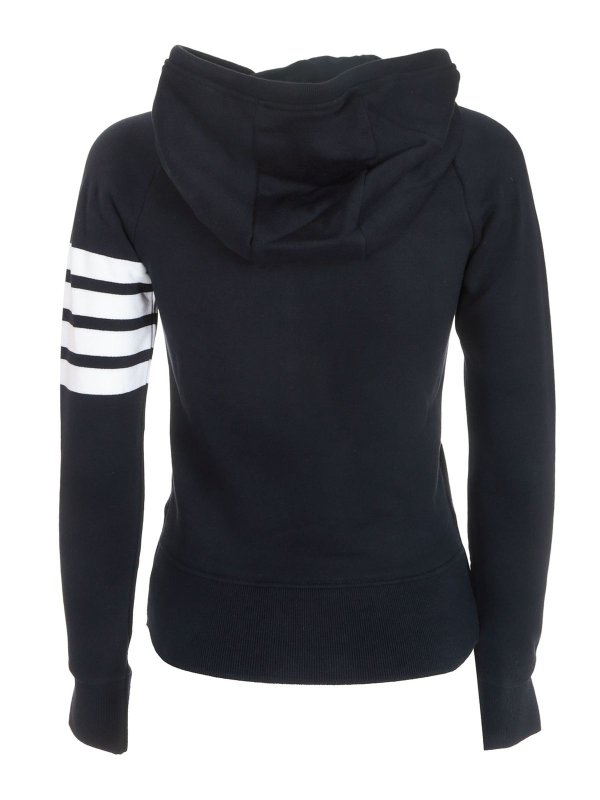 THOM BROWNE: Sweatshirts & Sweaters online - 4 Bar sweatshirt in blue