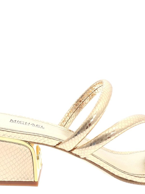 Gold Sandals shop online: MICHAEL KORS
