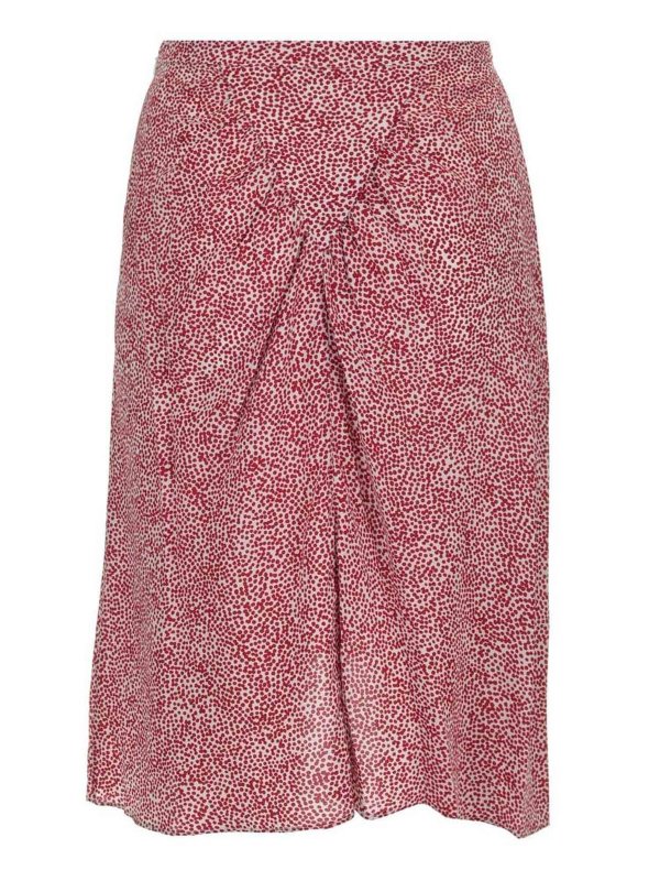 Isabel Marant Etoile: Knee length skirts & Midi online - Omaly midi skirt in red