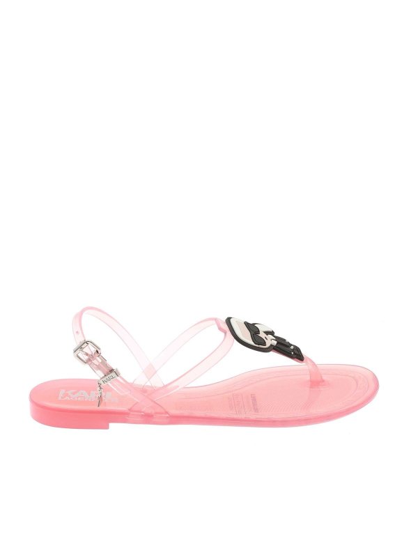 KARL LAGERFELD: Sandales - Sandales - Rose