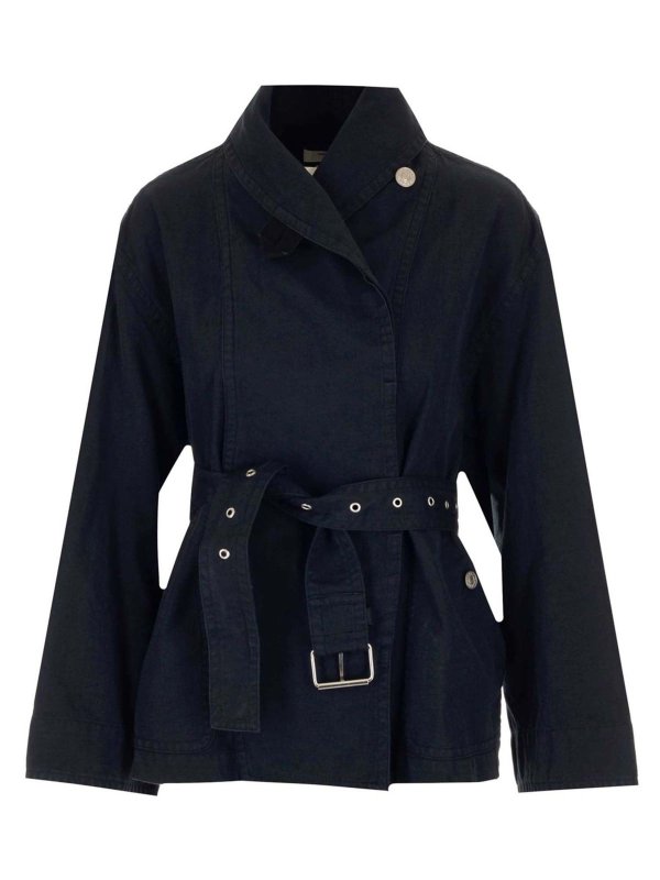 Isabel Marant Etoile: Trenchcoats - Trenchcoat - Schwarz