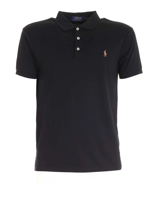 POLO RALPH LAUREN: ポロシャツ - ポロシャツ - 黒