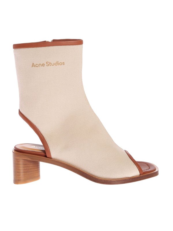 Acne Studios: Sandalen - Sandalen - Beige