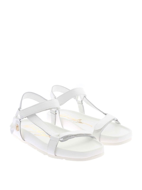 TOMMY HILFIGER: sandali online - Sandali Interlock bianchi