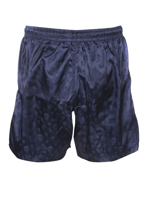 ALEXANDER MCQUEEN: 水着 online - スイムショーツ/スイムトランクス - ブルー