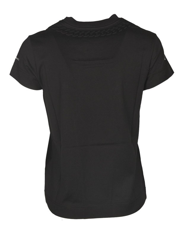 GIVENCHY: t-shirts online - Chain T-shirt in black