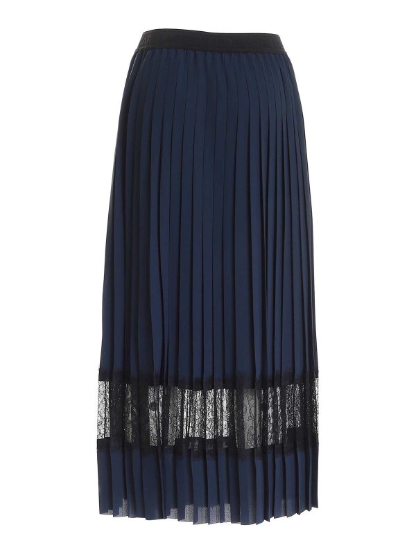 KARL LAGERFELD: Long skirts online - Pleated long skirt in blue