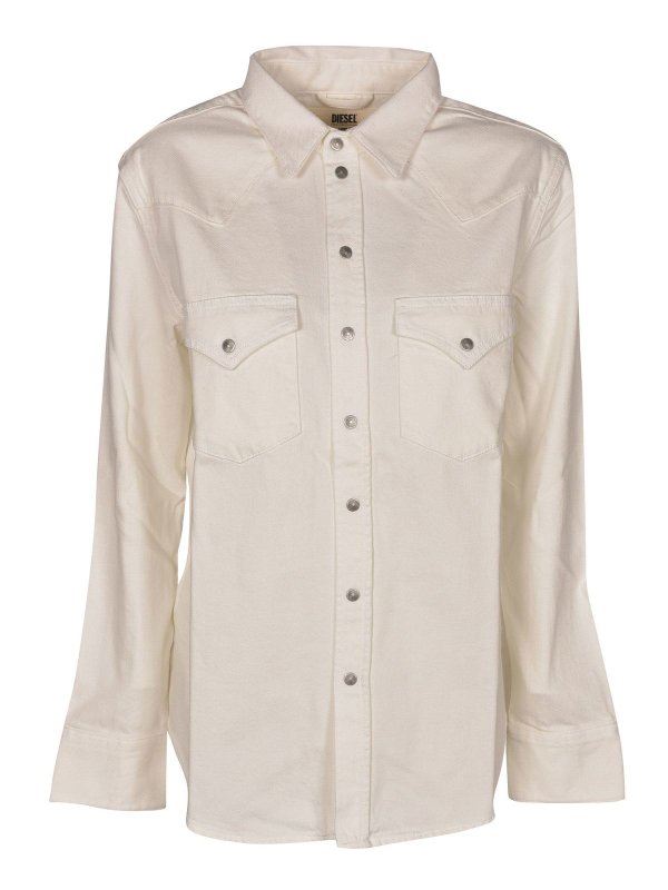 DIESEL: Hemden - Hemd - Weiß
