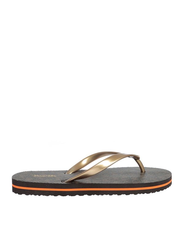 MICHAEL KORS: ビーチサンダル - ビーチサンダル - Stripe Eva