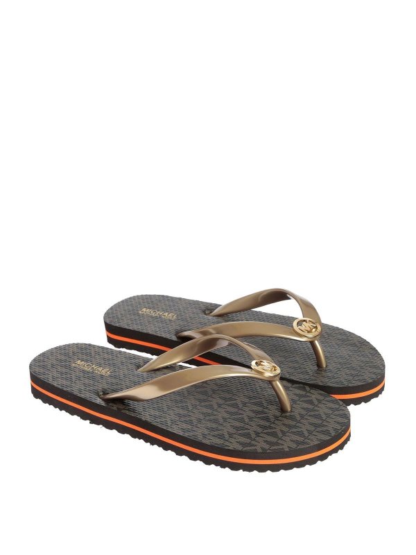 MICHAEL KORS: ビーチサンダル online - ビーチサンダル - Stripe Eva