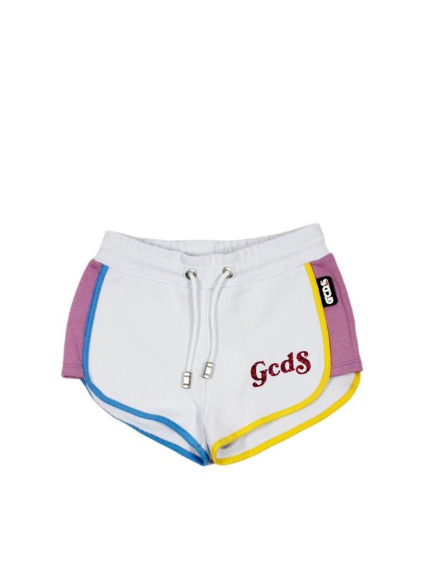GCDS: Pantalones Cortos - Shorts - Blanco