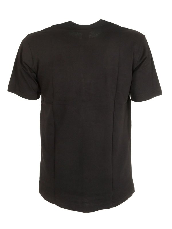COMME DES GARCONS SHIRT: t-shirt online - T-shirt nera con tasche sul petto