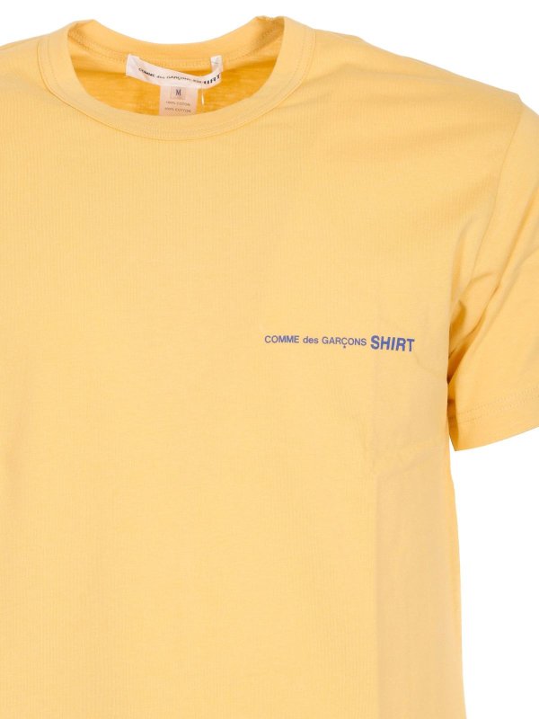 iKRIX COMME DES GARCONS SHIRT: T-shirts - T-Shirt - Gelb