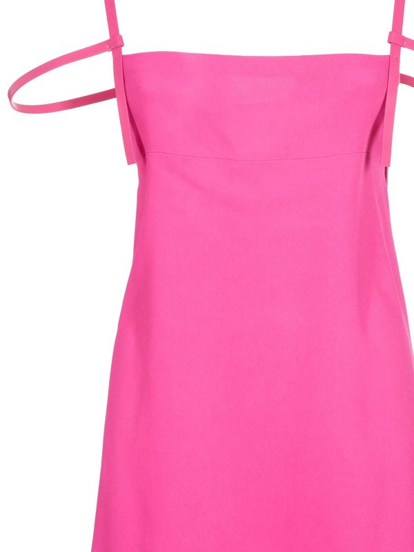 dsquared2 pink mini dress Dsquared2 Knitted Cut-out Mini Dress