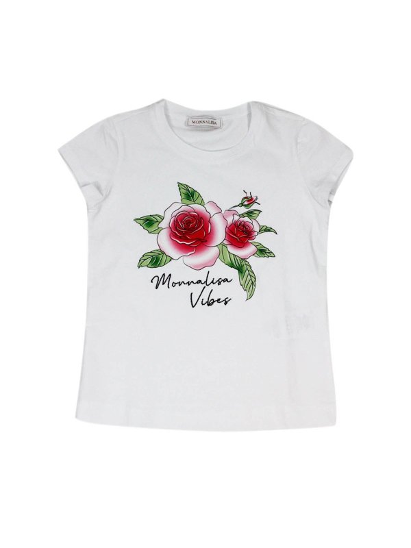 MONNALISA: Camisetas - Camiseta - Blanco