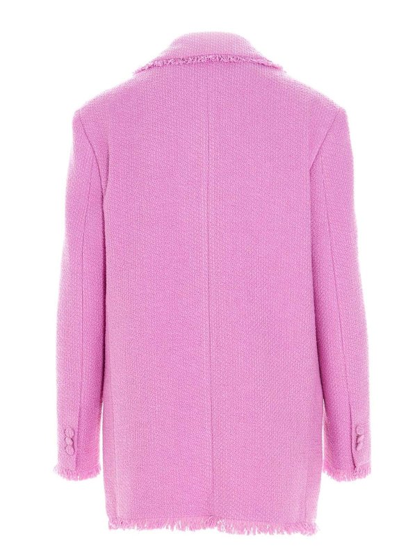 m.s.g.m.: blazers online - Tweed oversize jacket in pink