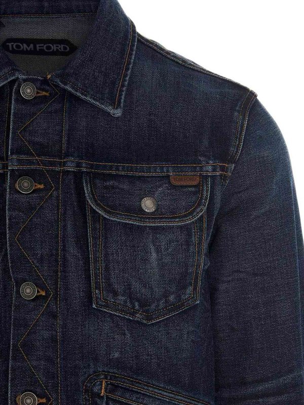 iKRIX TOM FORD: デニムジャケット - デニムジャケット - ブルー