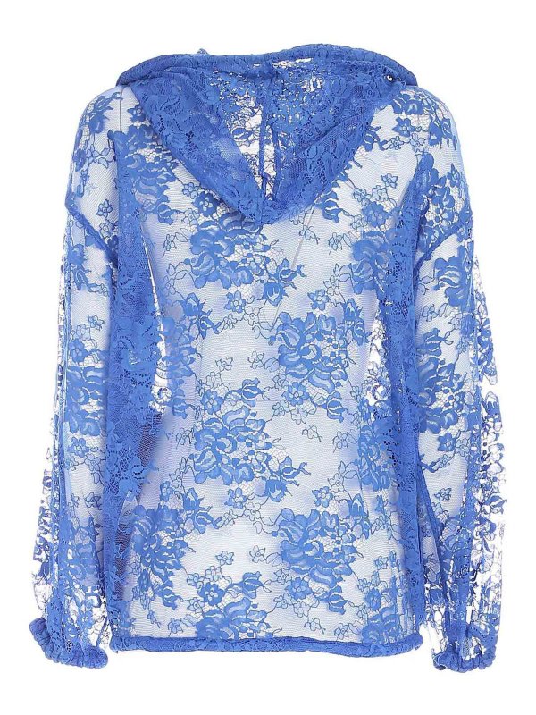 KENZO: casual jackets online - Lace jacket in blue