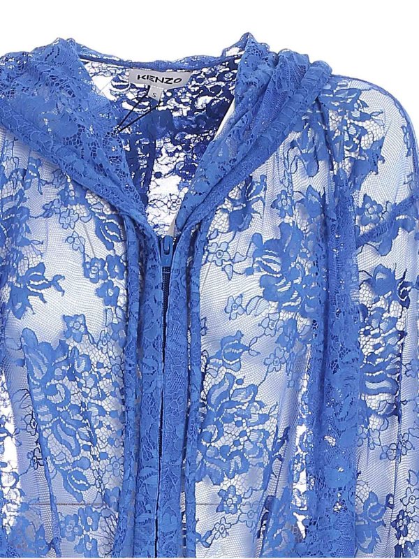 iKRIX KENZO: casual jackets - Lace jacket in blue