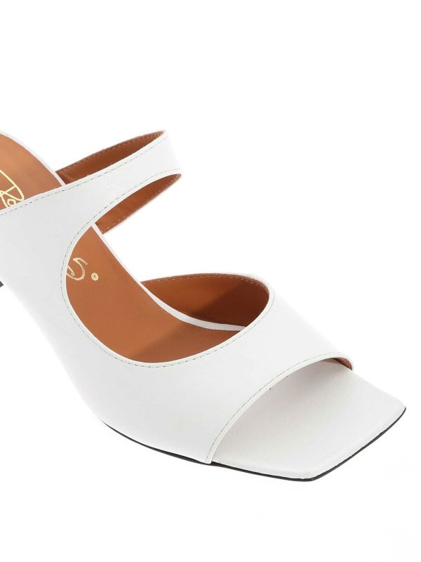 ミュール - 白 shop online: VIA ROMA 15