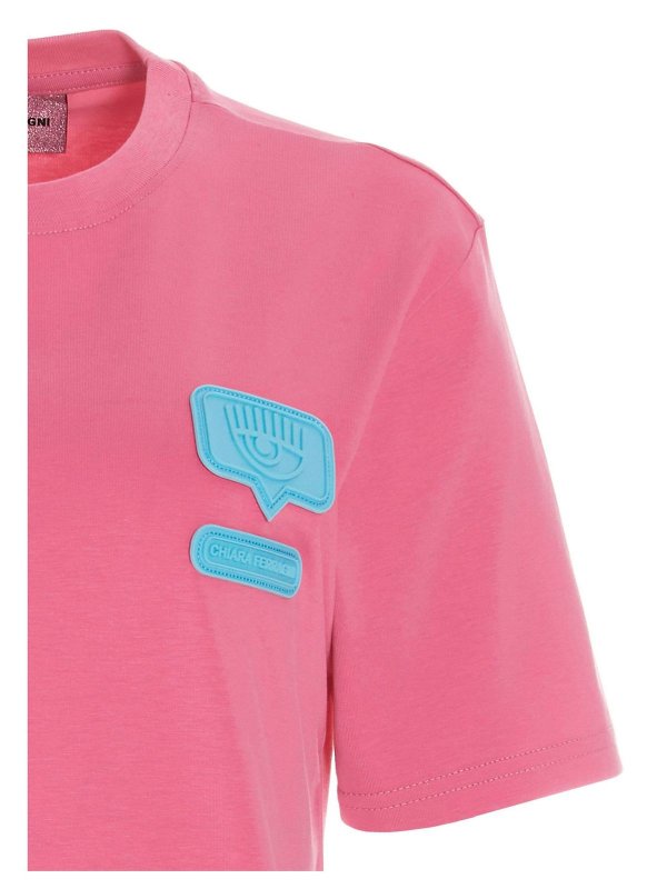 iKRIX CHIARA FERRAGNI: t-shirts - Eyelike T-shirt in pink