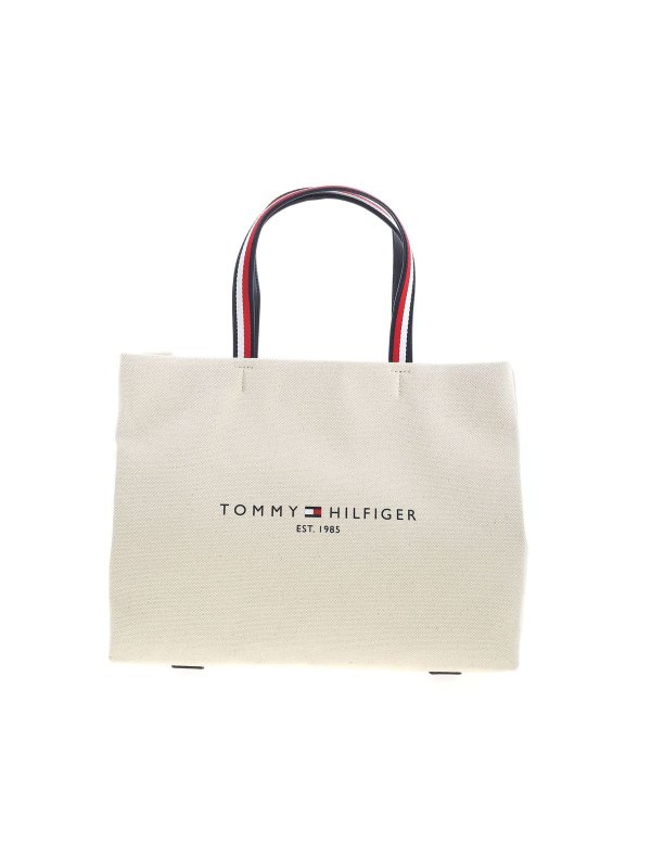TOMMY HILFIGER: トートバッグ - トートバッグ - ベージュ