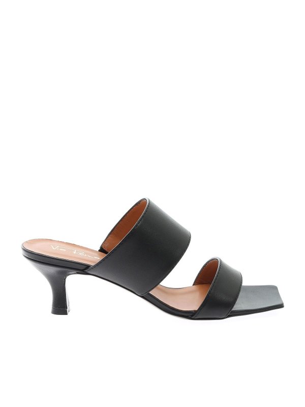 VIA ROMA 15: sandals - Squared toe sandals