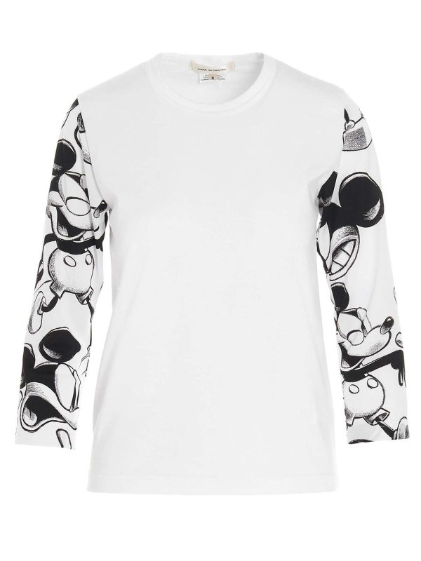 Comme Des Garcons T-Shirt Blanc Blanc Femme GGT0240512