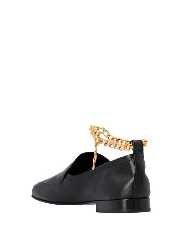 BY FAR: Loafers & Slippers online - Chain Nick loafers in black