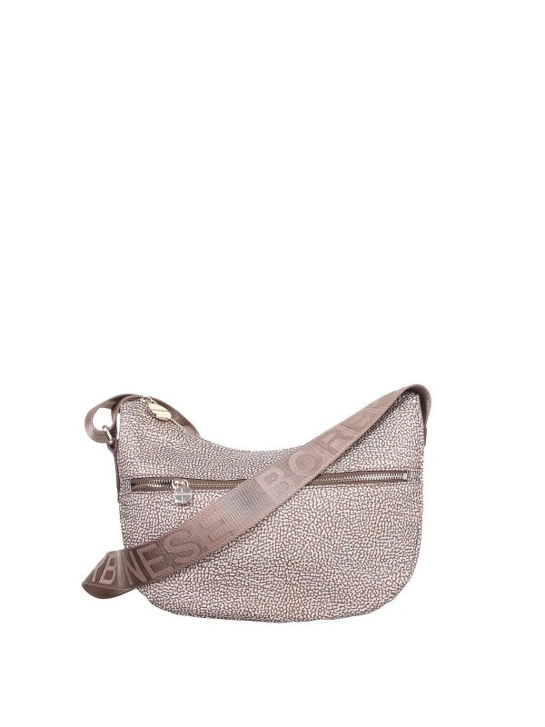 The Best Shops Borbonese: cross body bags - Luna Small bag in brown