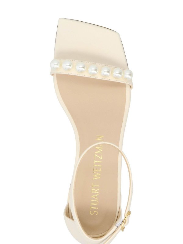 The Best Shops Stuart Weitzman: Sandalen - Sandalen - Weiß