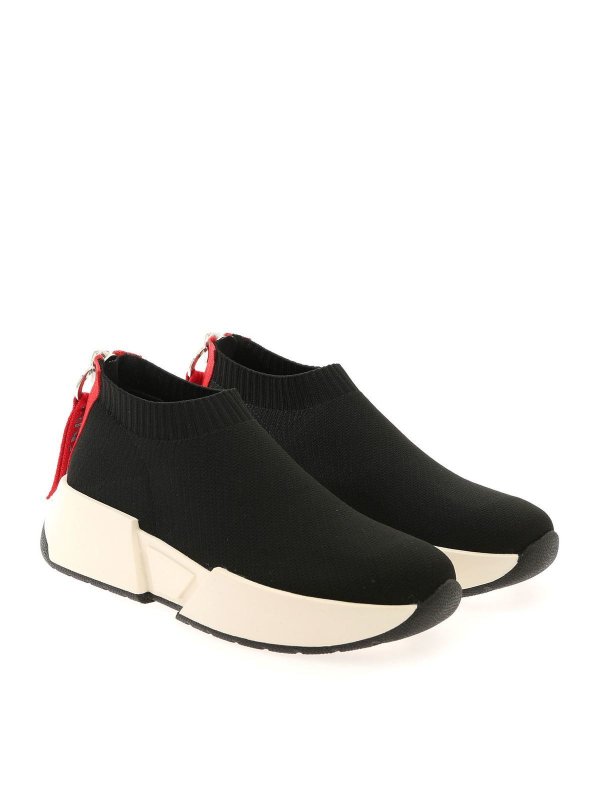DKNY: trainers online - Marcel slip-on sneakers in black