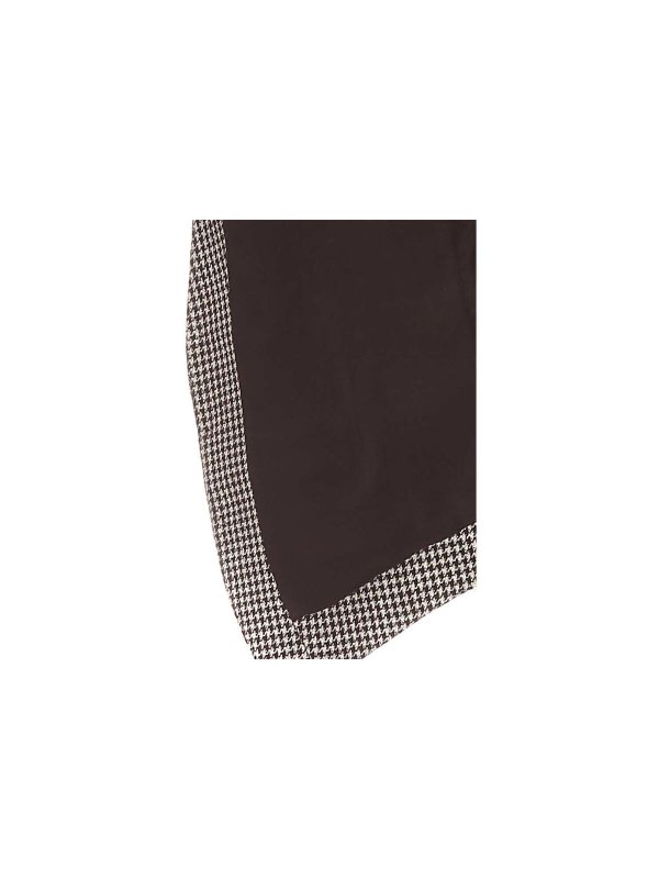 Houndstooth vest in  in brown and beige shop online: L.B.M 1911