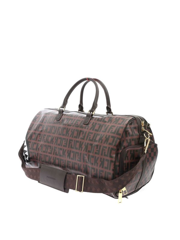 SPRAYGROUND: Borse da viaggio online - Borsa da viaggio marrone e nera