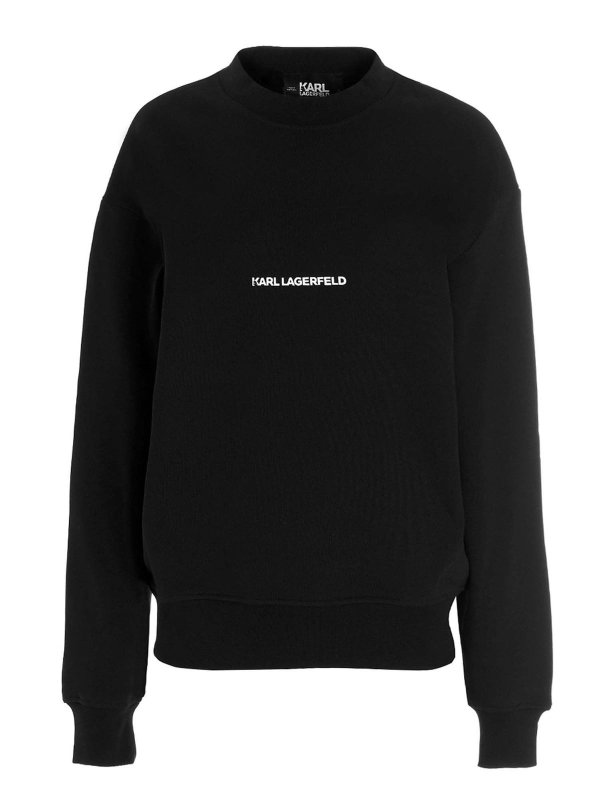 KARL LAGERFELD: Sudaderas y suéteres - Sudadera - Negro