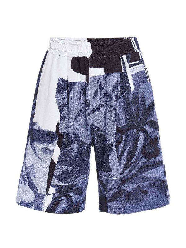 KENZO: ショートパンツ - ショートパンツ - ブルー